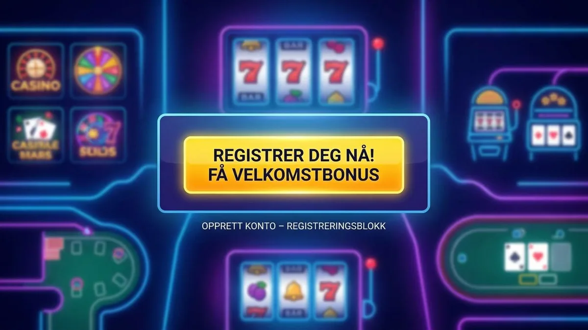 Registrer deg med bonus